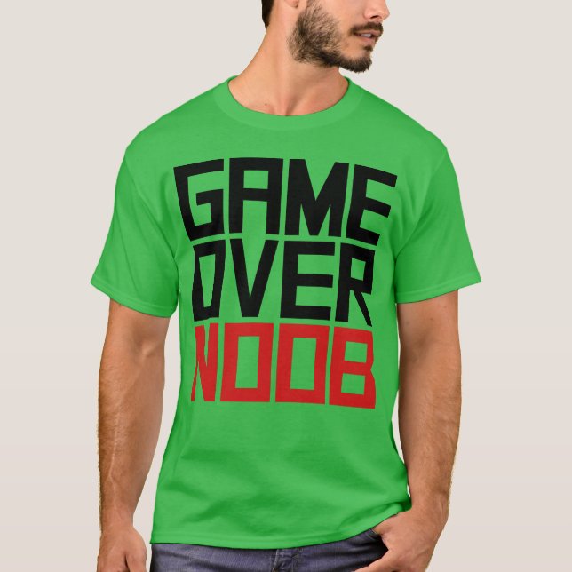 Camiseta Juego sobre chica Noob (Anverso)