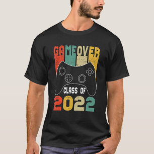 Camiseta Juego Sobre Clase De 2022 Vintage Graduation Gamer