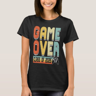 Camiseta Juego Sobre Clase De Graduado De Jugador Retro De