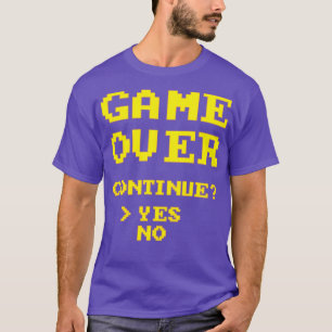 Camiseta Juego sobre el arte de los píxeles de juegos retro