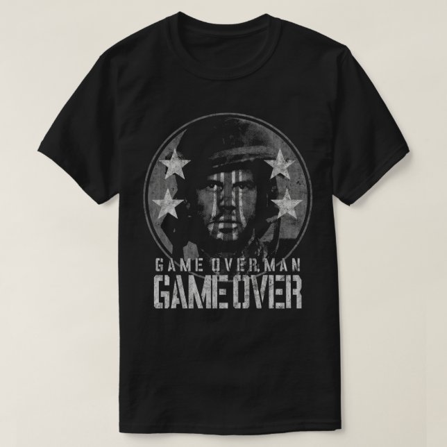 Camiseta Juego sobre el hombre1 (Diseño del anverso)