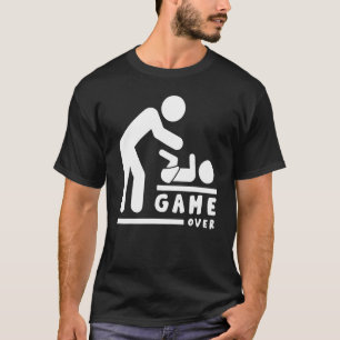 Camiseta Juego sobre el nuevo día del padre de Baby Shower