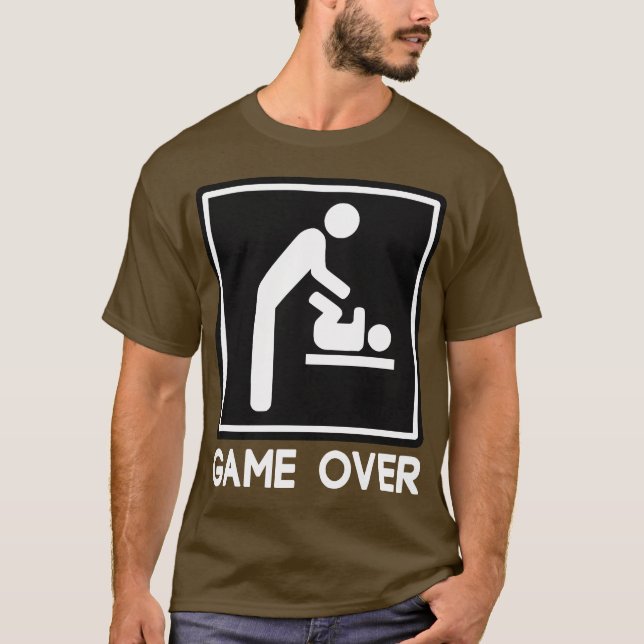 Camiseta Juego sobre el recién nacido para el papá del (Anverso)