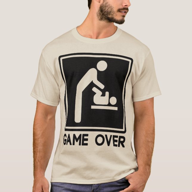 Camiseta Juego sobre el recién nacido para el papá del (Anverso)