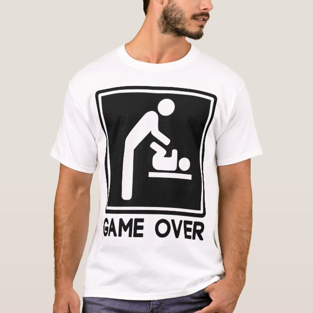 Camiseta Juego sobre el recién nacido para el papá del (Anverso)