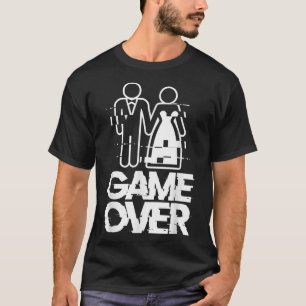 Camiseta Juego sobre Glitch Bride Groom Funny Boda