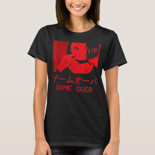 Camiseta Juego sobre Gótico Chica Suave Grunge Estética Har
