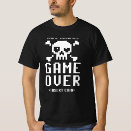 Camiseta Juego sobre Insertar moneda para Highscore Retro G
