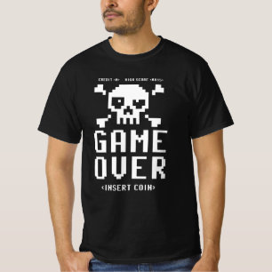 Camiseta Juego sobre Insertar moneda para Highscore Retro G
