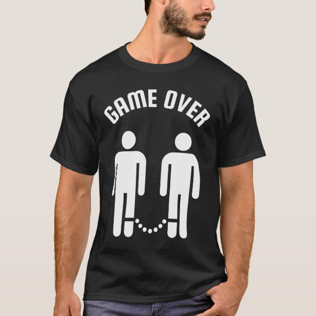 Camiseta Juego sobre matrimonio gay gracioso (Anverso)