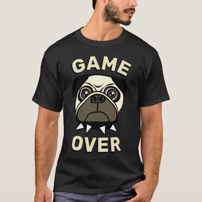 Camiseta Juego sobre perro enojado (Anverso)