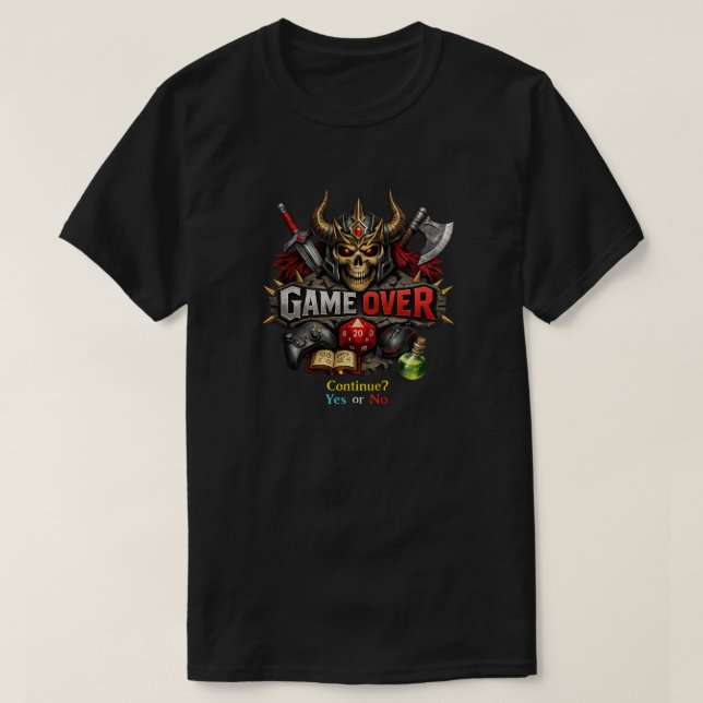 Camiseta Juego Terminado (Diseño del anverso)