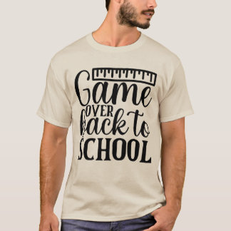 Camiseta 🎮 Juego Terminado, De Vuelta a la Escuela – Prime