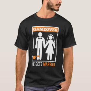 Camiseta Juego terminado esposo novio despedida de soltero