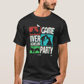 Camiseta Juego Terminado Idea de Despedida de Soltero Noche