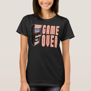 Camiseta Juego terminado inserte moneda para jugadores retr