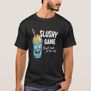 Camiseta Juego Tonto Juvenil Casual Gráfico No Mires Slus
