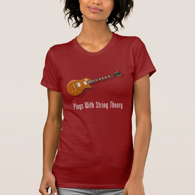 Camiseta Juegos con teoría de la secuencia - guitarra (Anverso)