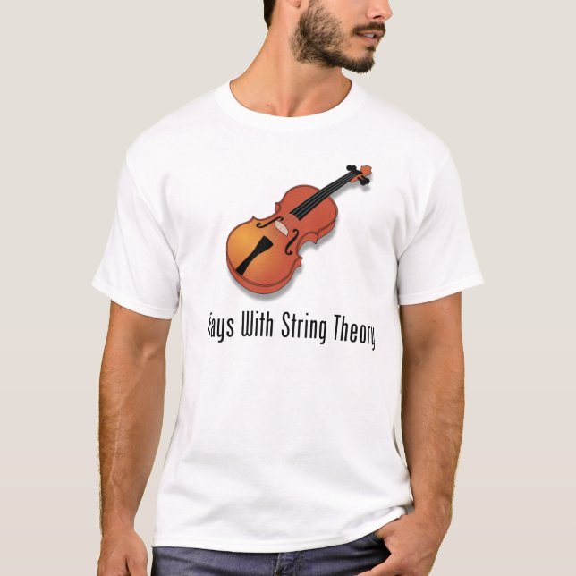 Camiseta Juegos con teoría de la secuencia - violín (Anverso)