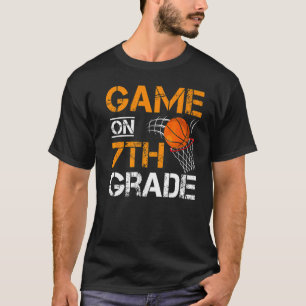 Camiseta Juegos de 7º Grado de Baloncesto De Vuelta A La Cu