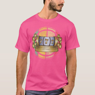 Camiseta Juegos de azar 777 Suerte Divertido Juego de Casin