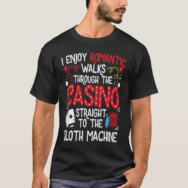 Camiseta Juegos de azar con máquinas tragaperras (Anverso)