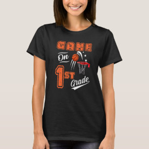Camiseta Juegos De Baloncesto De Primer Grado Primer Día De