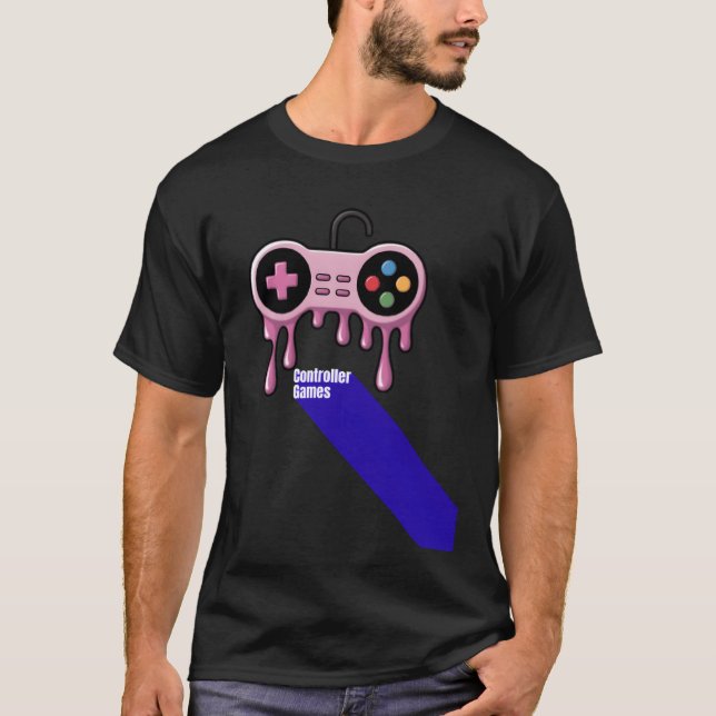 Camiseta Juegos de controlador amigo (Anverso)