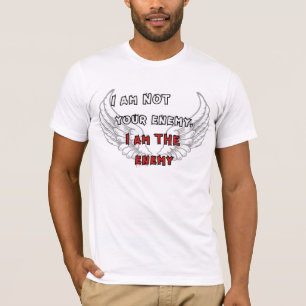 Camiseta Juegos de fantasía oscura - soy el enemigo
