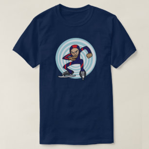 Camiseta Juegos de invierno de Ilustracion de estilo animad