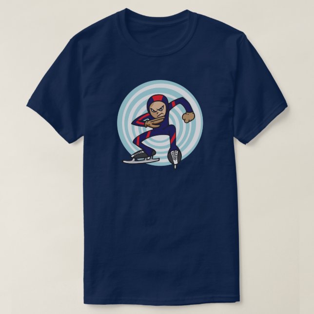 Camiseta Juegos de invierno de Ilustracion de estilo animad (Diseño del anverso)