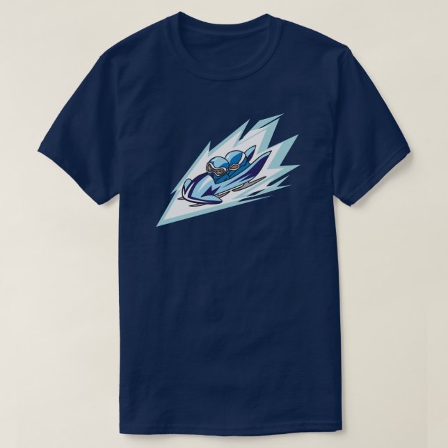 Camiseta Juegos de invierno de Ilustracion de estilo anime  (Diseño del anverso)