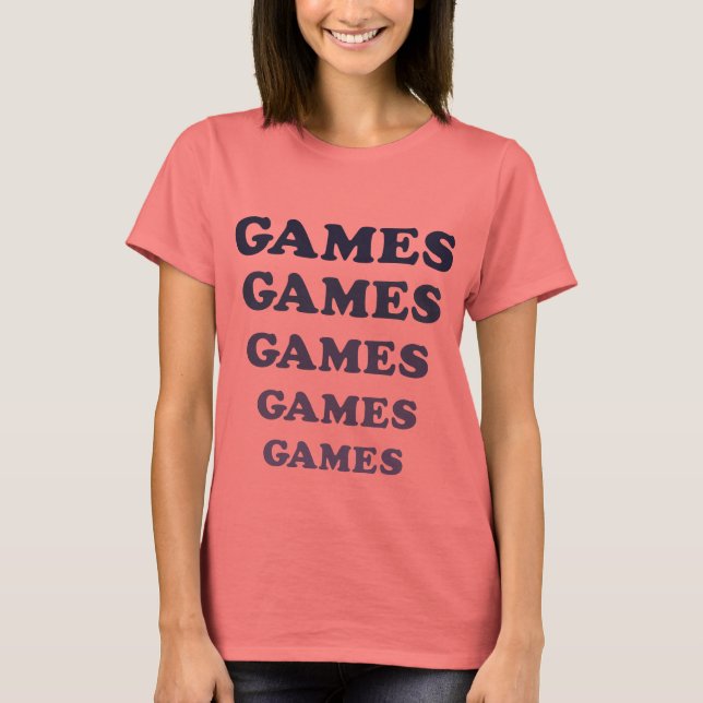 Camiseta Juegos de juegos (Anverso)