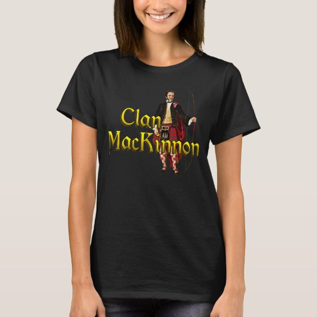 Camiseta Juegos de la montaña de MacKinnon del clan (Anverso)