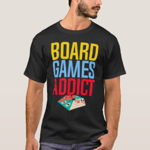 Camiseta Juegos de mesa Addict Divertidos juegos de mesa pa