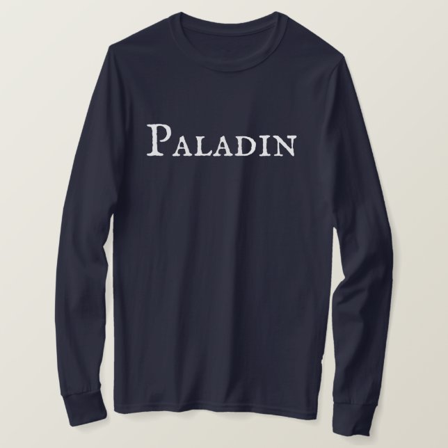 Camiseta Juegos de mesa de RPG "Paladin" (Anverso del diseño)