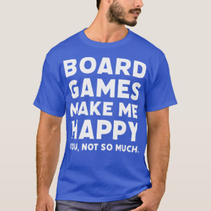 Camiseta Juegos de mesa me hacen feliz juego divertido