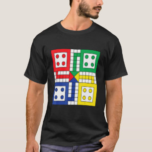 Camiseta Juegos De Mesa Reproducir Ludo En Tu Gráfico De Il