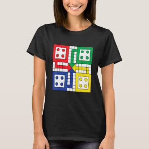 Camiseta Juegos De Mesa Reproducir Ludo En Tu Gráfico De Il