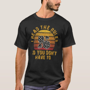 Camiseta Juegos de mesa Viejos Hombres de la Noche de la No