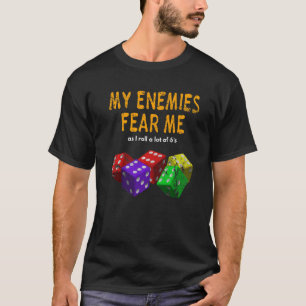Camiseta Juegos de mesa Wargame Temer por mí me hago el pro