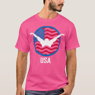 Camiseta Juegos De Natación De Verano De Natación En Estado