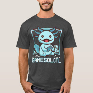 Camiseta Juegos de niño Axolotl Videojugador Divertido Gami