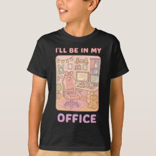 Camiseta Juegos de Pc Estaré en mi oficina Hardware Nerd Pc