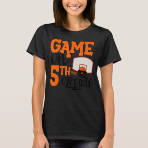 Camiseta Juegos De Quinto Grado De Baloncesto Primer Día De