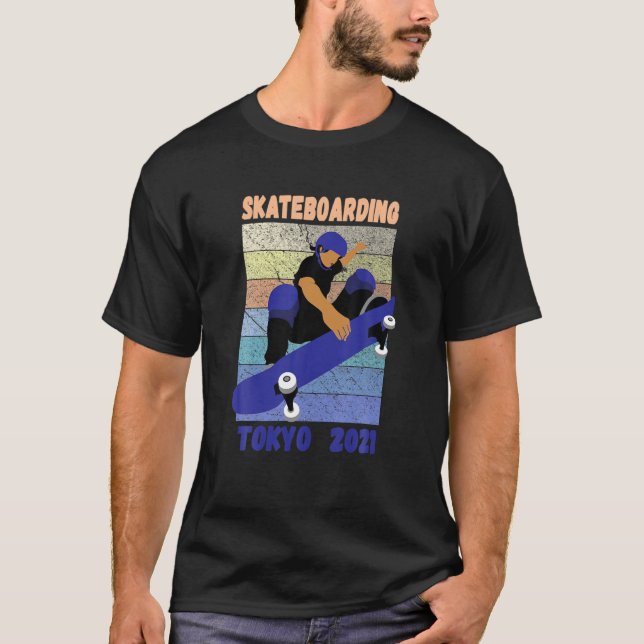 Camiseta Juegos de Skateboarding Tokio 2021 (Anverso)