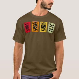 Camiseta Juegos de tablero gráfico retro Juegos de tarjetas