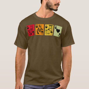 Camiseta Juegos de tablero gráfico retro Juegos de tarjetas
