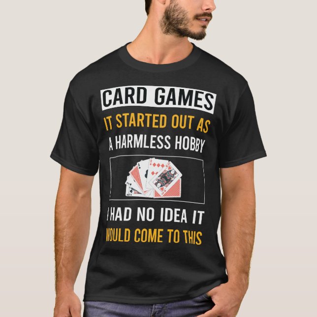 Camiseta Juegos de tarjetas de hobby sin encanto (Anverso)