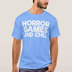 Camiseta Juegos de Terror Y Amigos de Cumpleaños Frios